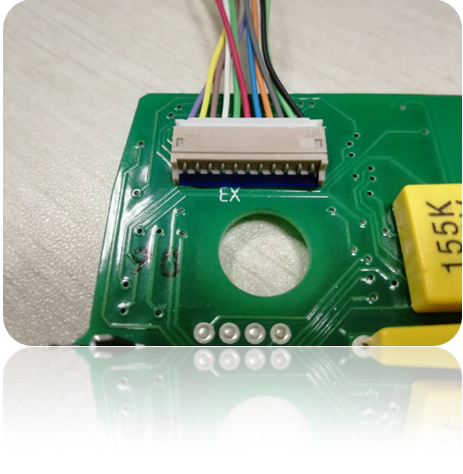 电源控制线束粘接固定