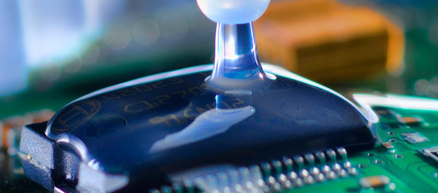 电子元器件的胶黏剂涂覆工艺