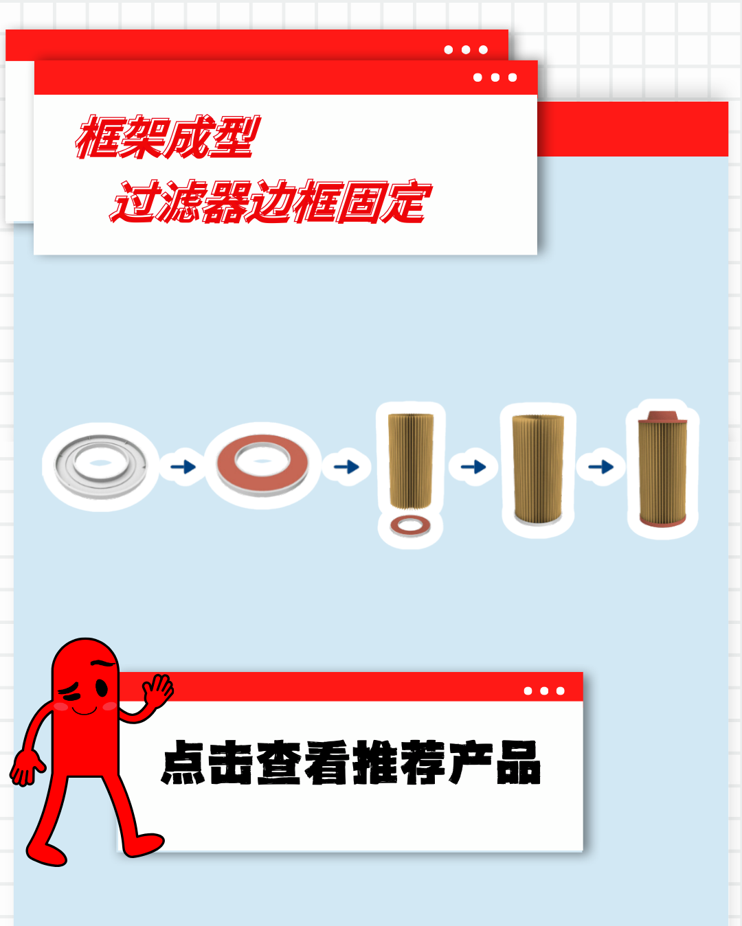 过滤器边框密封