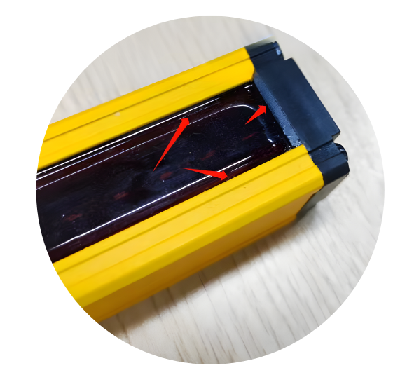 控制门光幕传感器边框填充密封 控制门光幕传感器边框填充密封