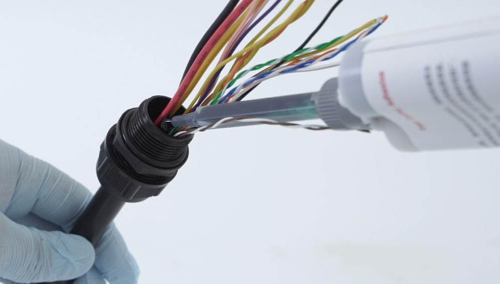 电缆线束灌封固定教程