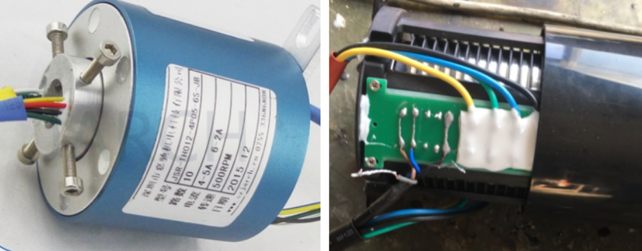 |滑环电机焊板密封、引线封堵 |滑环电机焊板密封、引线封堵