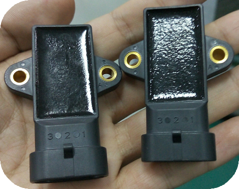 霍尔效应位置传感器内部线路保护、防水密封