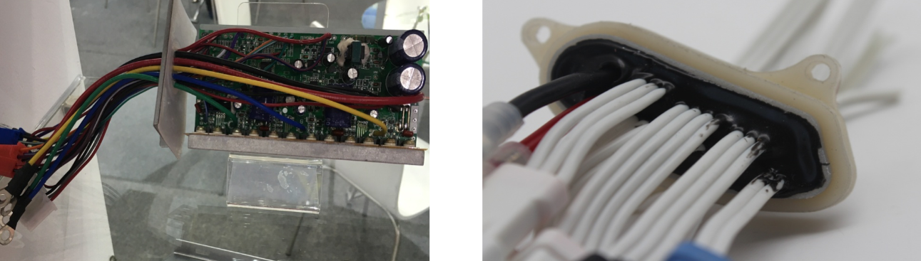 电动车控制盒的引线密封