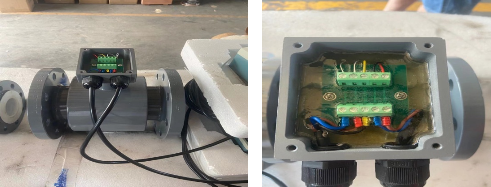 仪表电池流量计线路板灌封